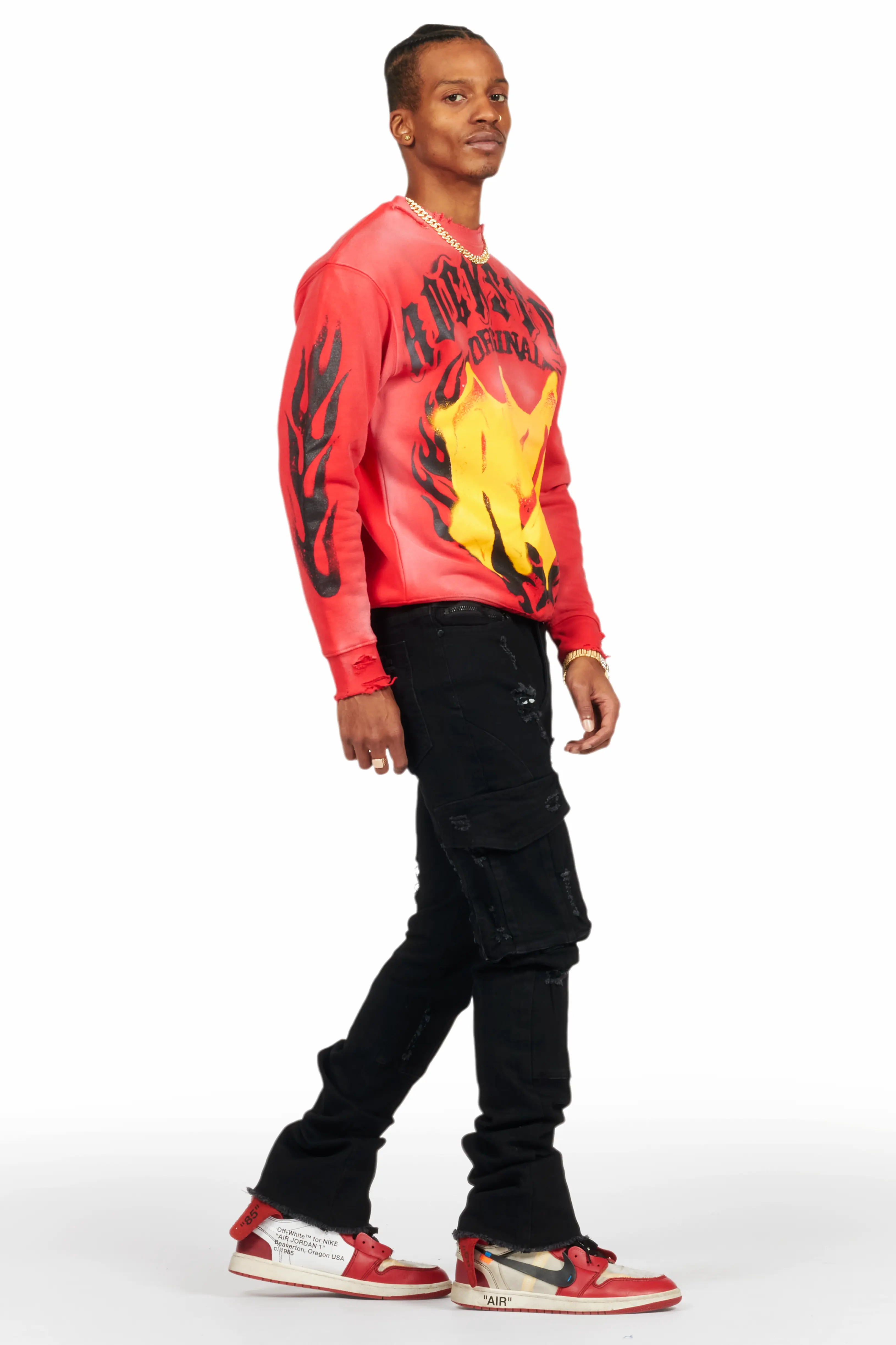 9729-adalee-black-cargo-stacked-flare-jean-6.webp Adalee Black Cargo Stacked Flare Jean