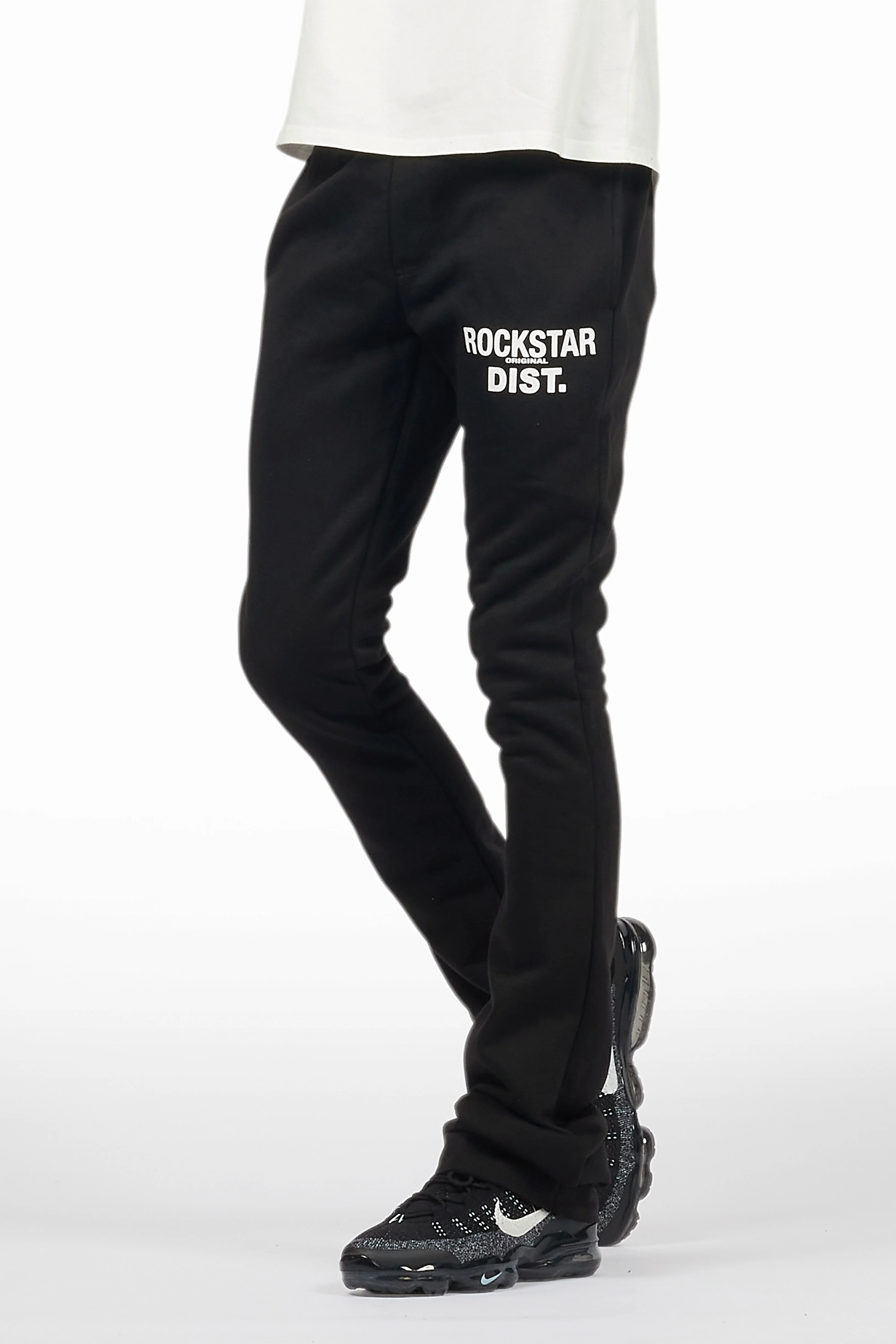 Alpine Black Stacked Flare Pant
